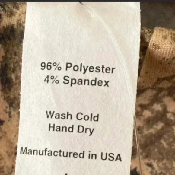 🆕Boho Vibes Toast Snake-Pattern Flared Pants M🆕 - Picture 7 of 7